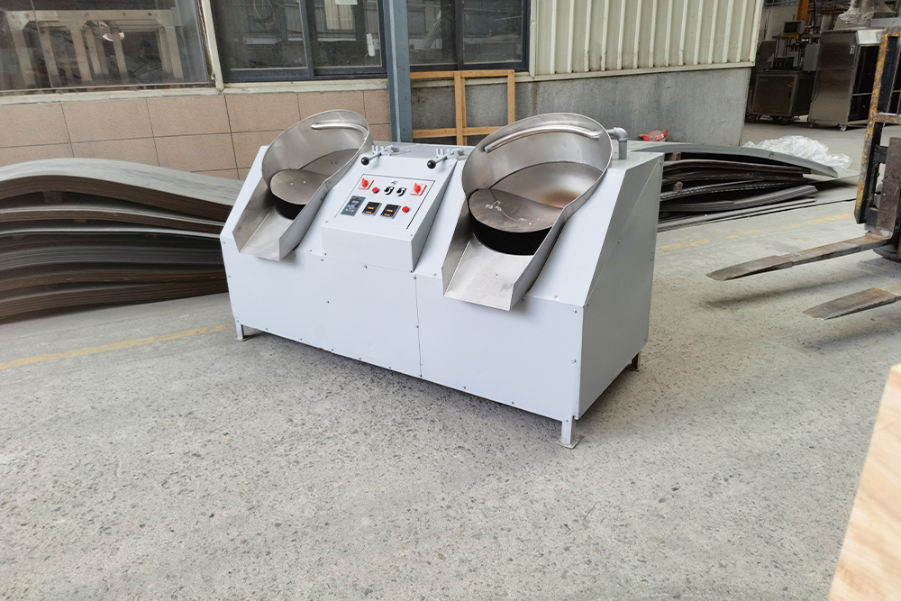 Double pan tea roaster for Green tea