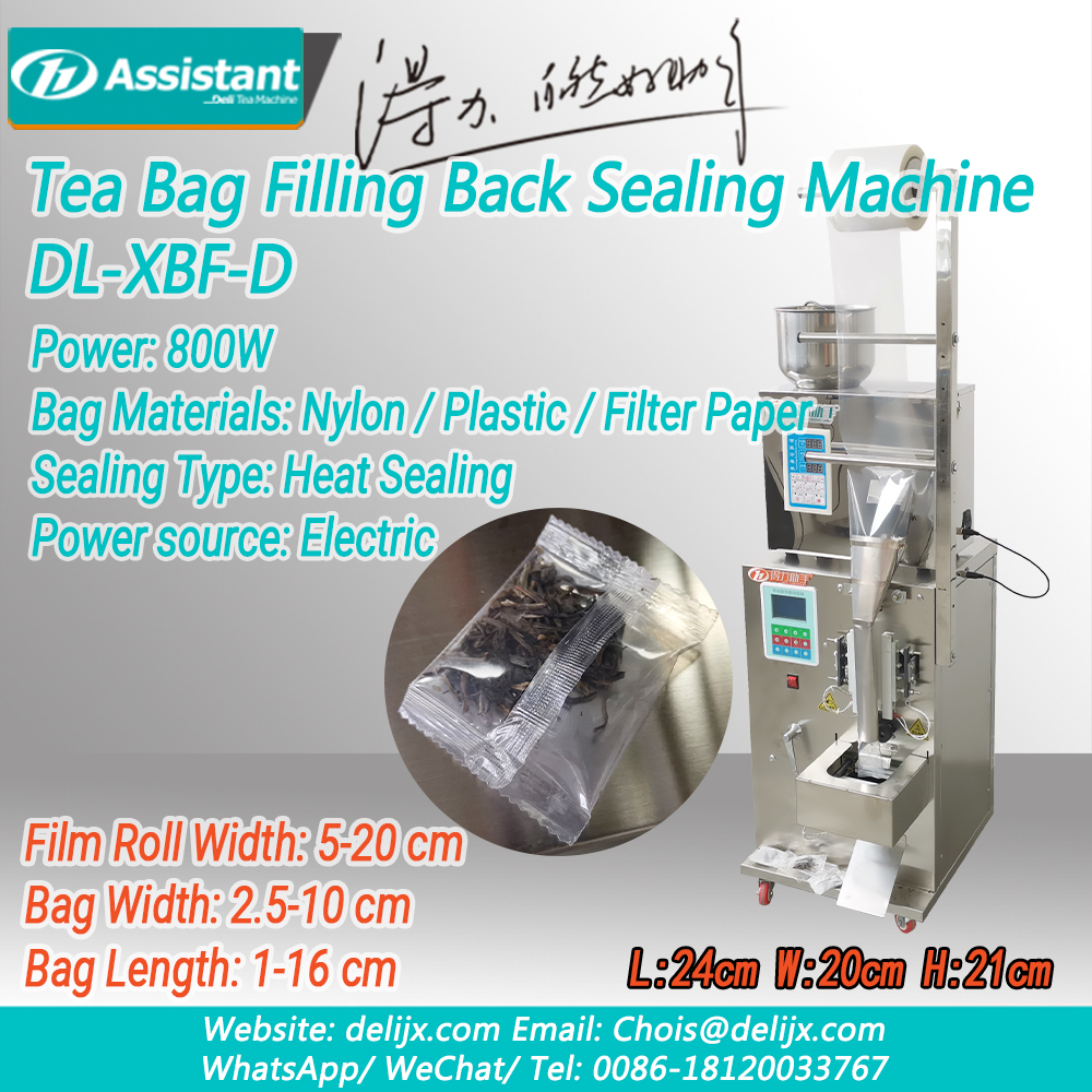 Túi lọc trà bằng nhựa nylon Máy làm đầy túi niêm phong DL-XBF-D