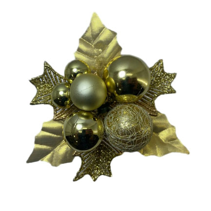 Senmasine クリスマスデコレーションピックグリッター松ぼっくりボールオーナメント DIY 冬のクリスマスホリデー装飾