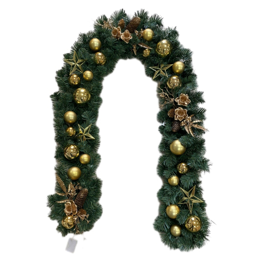 Senmasine artificial 6ft Christmas garlands for Indoor Outdoor Home Fireplaces Holiday Party Decoration