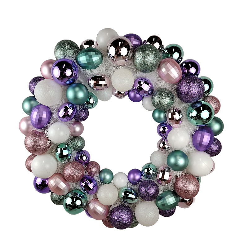 Senmasine 30 厘米 40 厘米 50 厘米小玩意球花环适用于门墙假日派对装饰