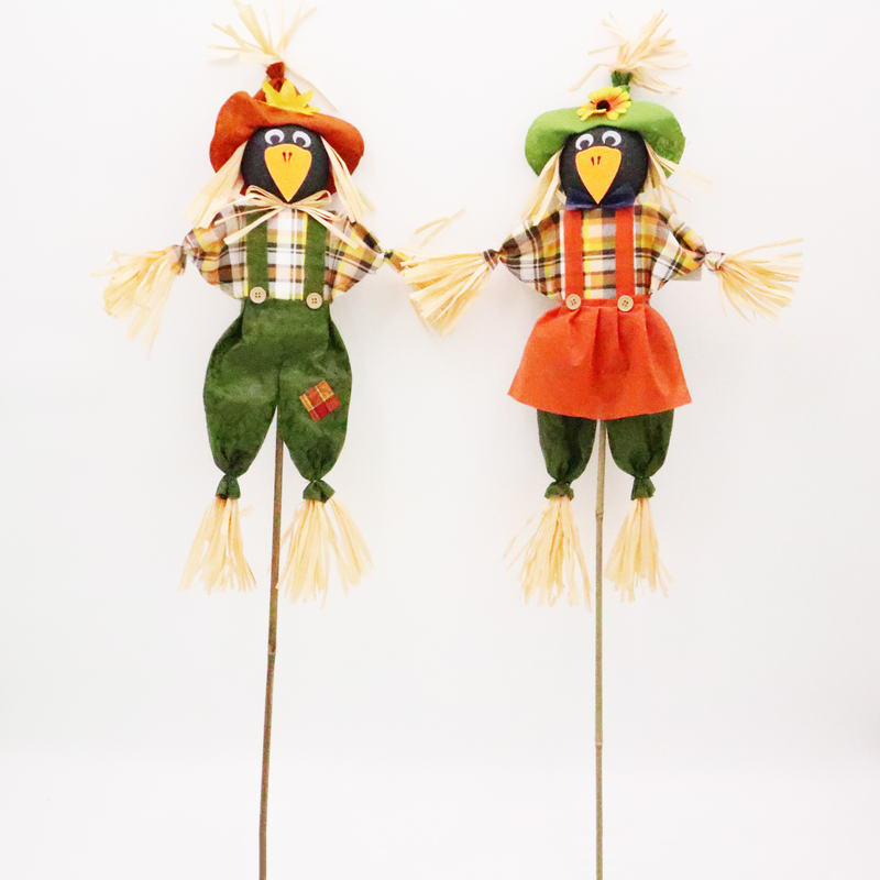 Senmasine 稻草人装饰花园庭院户外室内家居装饰精选