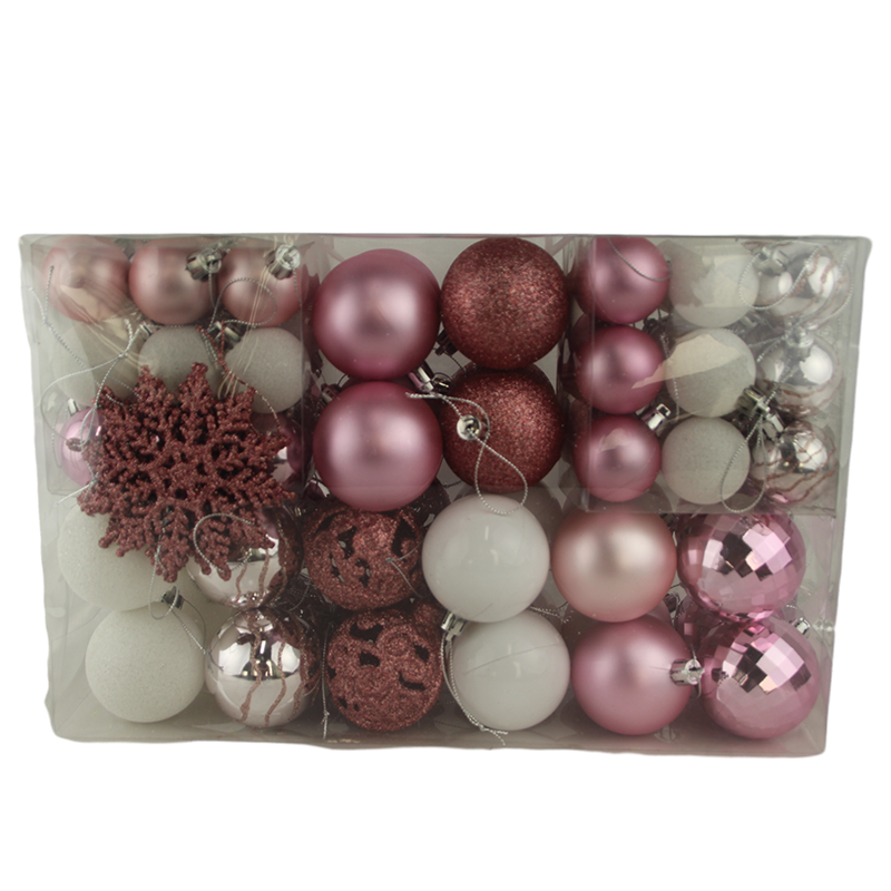 Senmasine 100 件圣诞球套装适用于节日花环派对 DIY 装饰悬挂圣诞饰品