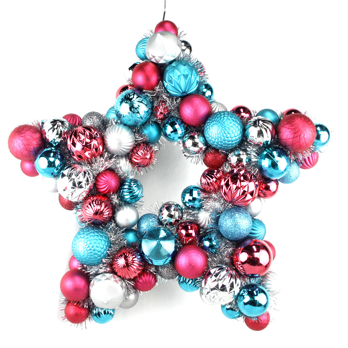 Senmasine 星星花环小玩意球前门悬挂节日装饰