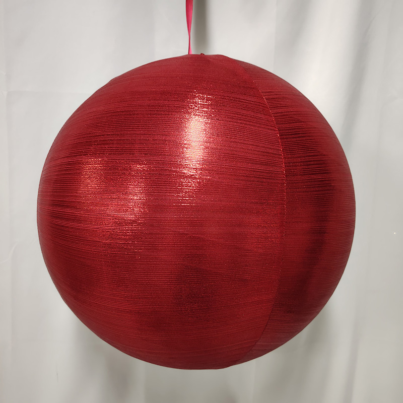 Grandes bolas dobráveis ​​de Natal infláveis ​​para suprimentos de decoração de suspensão interna externa