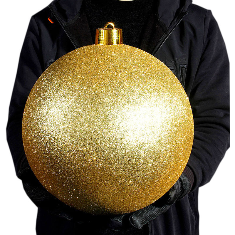 Factory direct custom Christmas ball big ornaments large baubles 15cm - 60cm xmas logo balls