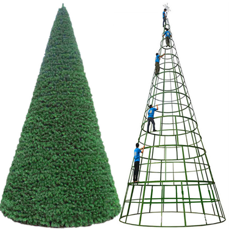 Custom Christmas Trees large outdoor holiday festival decoration big xmas tree for Commercial shopping mall decor