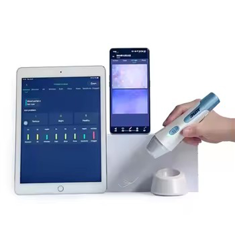 Ai System Wifi Connect Wireless Portable Beauty Face Skin Analysis Machine Use Phone Skin Analyzer