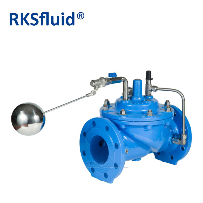 Diaphragm Remote-controlled Floating Ball Valve QT450 Ductile Cast Iron DN65 DN80 DN100 Pressure Reducing Valve for Water