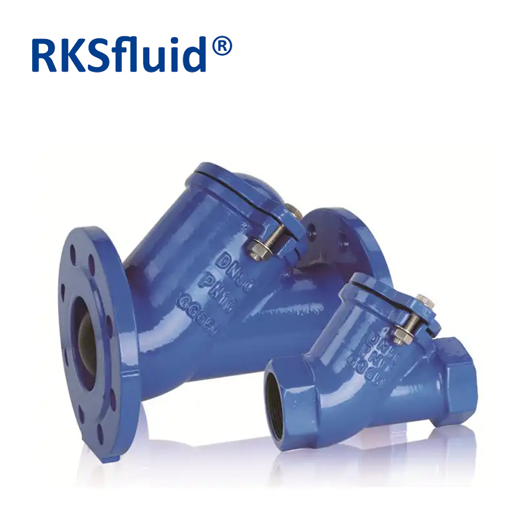 La brida de la válvula de retención de bola de hierro fundido DIN rosca DN65 DN80 PN16