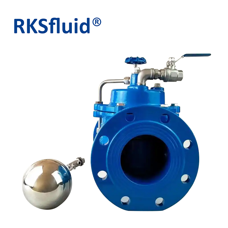 Water Level Control Valve Ductile Iron Remote Hydraulic Control Float Valve DN100