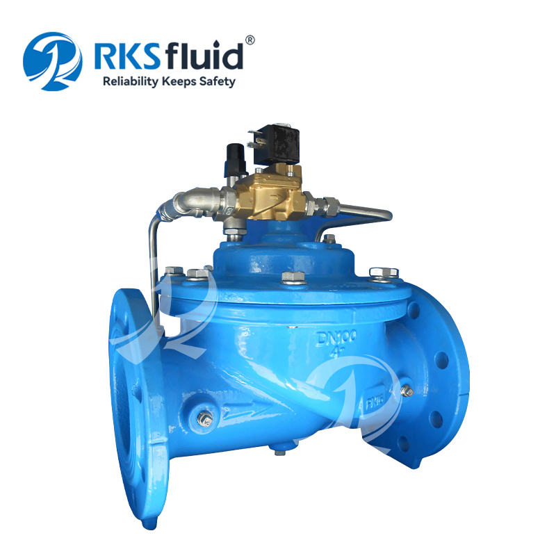 K600 Sphäroguss-Wassermagnetsteuerventil DN100 PN16