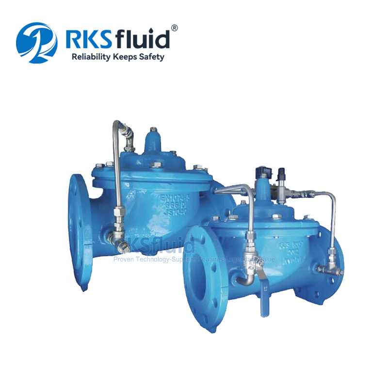 600X Solenoid Control Valve Ductile Iron Hydraulic Water Pressure Reducing Valve