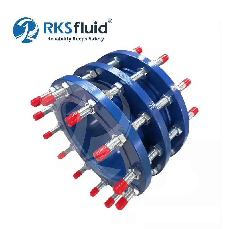 水用カスタマイズされたダクタイル鉄管継手解体ジョイント PN10 PN16 を供給します