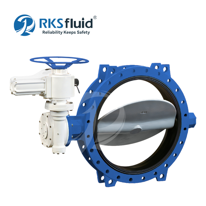 Hydra-Serie U-Profil-Flansch DN600 DN800 Absperrklappe aus duktilem Gusseisen PN16