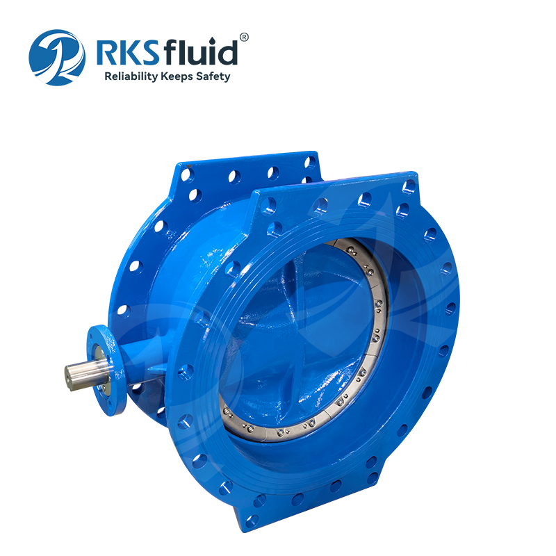 中国供应商 40 英寸双法兰系列 14 双偏心蝶阀 DN800 PN16 水用