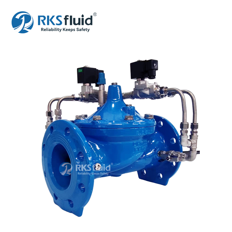 DN100 油圧制御バルブダクタイル鋳鉄 4 