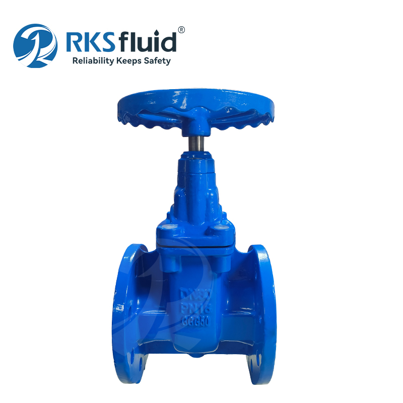 Válvulas de compuerta con brida de cuña asentadas de metal BS5163 DN80 DN100 DN300 PN16 para agua potable