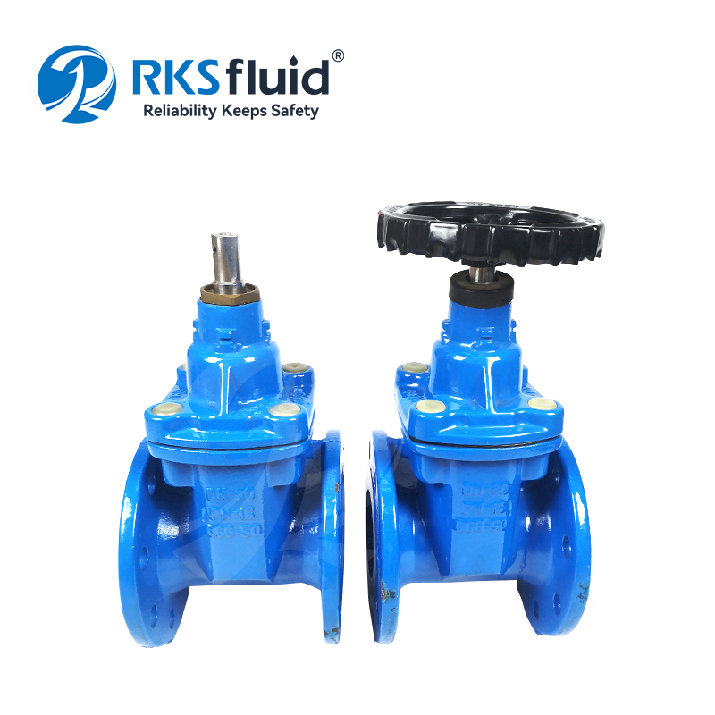 Fabrikversorgung BS5163 Nichtsteigender Schaft DN80 DN100 Absperrschieber aus duktilem Eisen mit elastischem Sitz PN16