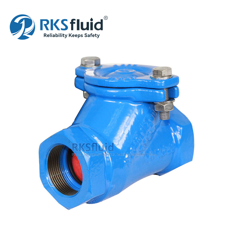 El fabricante de China rosca la válvula de retención de bola de hierro dúctil DN65 DN80 PN10