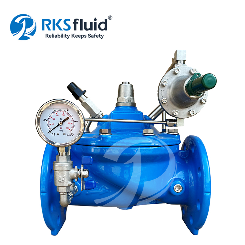 High Quality K100 Ductile Iron 100mm Pressure Reducing Valve DN25 Manufacturer for Water System