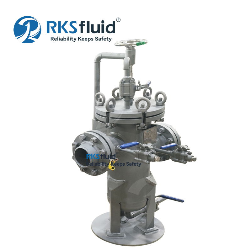 China Hersteller Meerwasserfiltration Edelstahl Flanschkorb Filter