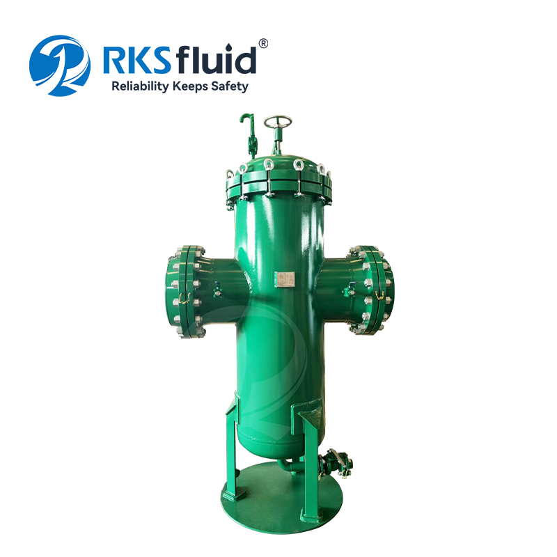 Precio de fábrica SS304 SS316 Automático de 50 μm Filtro de cesta de 50 μm carcasa DN25 DN32 DN50 para filtración líquida