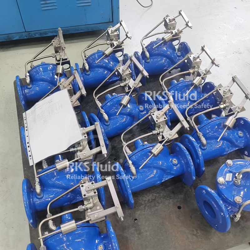 Chimaera Series K10B/R10B Ductile iron Bi-level Control Valve DN100 for Water