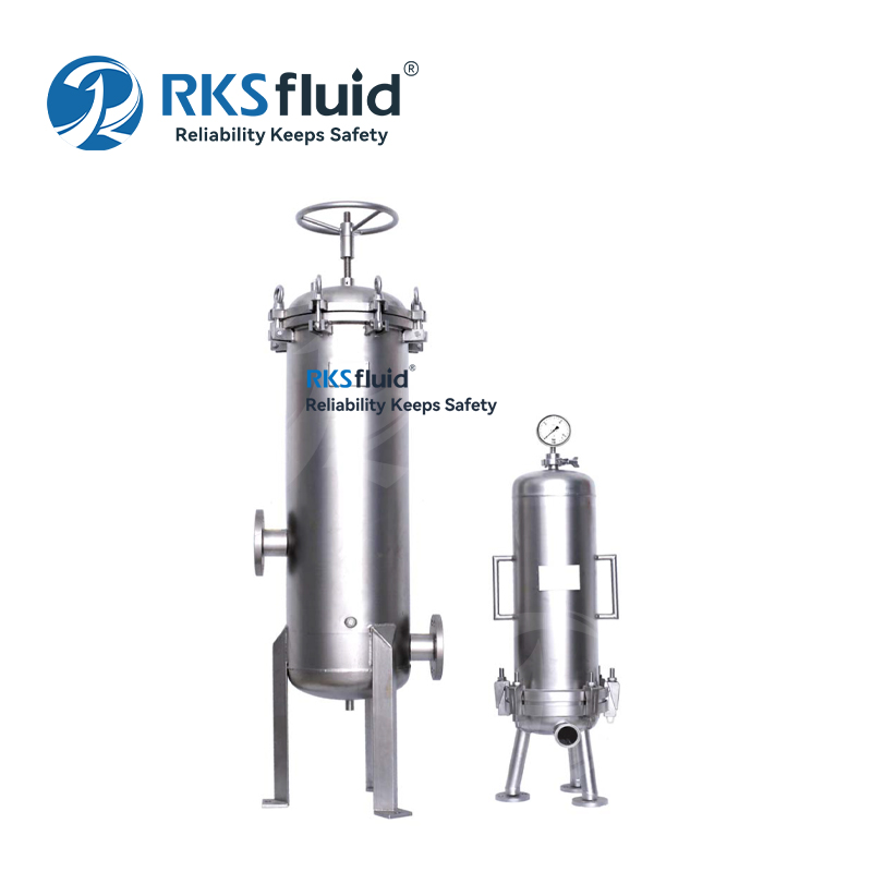 Equipo de filtración del fabricante chino SS304 SS316L Acero inoxidable 0.1 Micrón