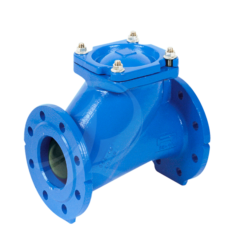 Fábrica Dirina directa Din personalizada Dúctil Válvula de retención de bola con brida DN80 DN100 para aguas residuales