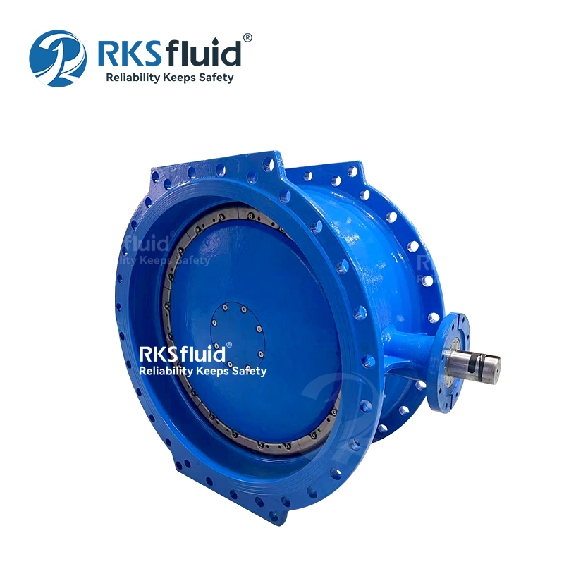 Válvula de mariposa de brida de hierro fundido dúctil de Athena 8 