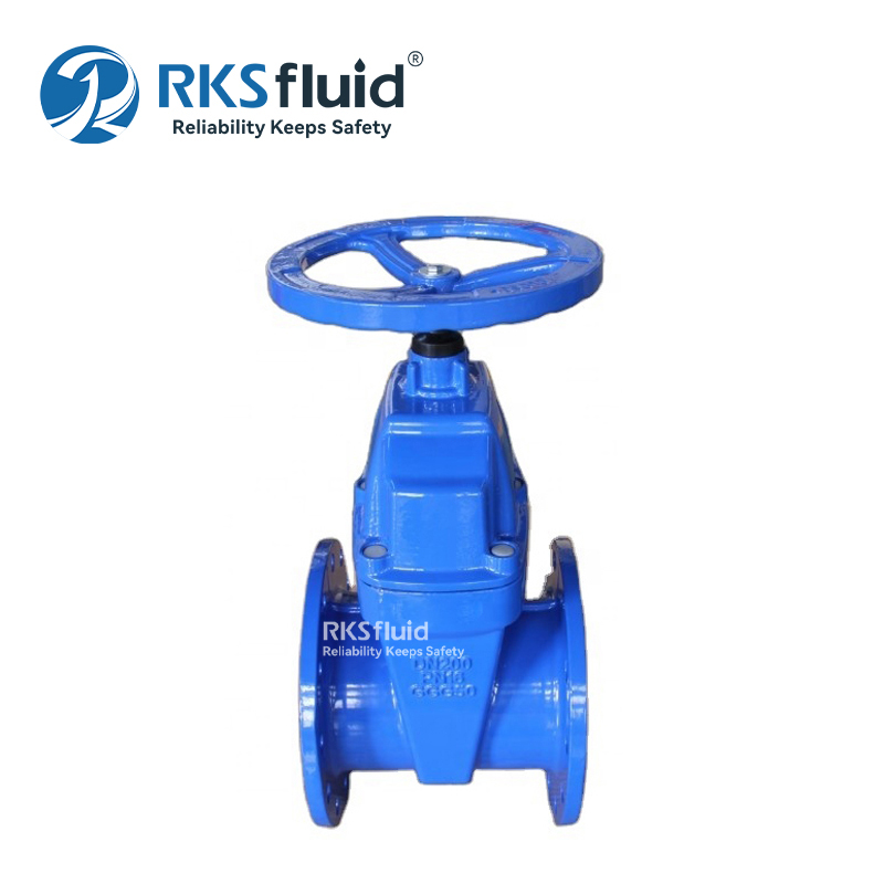 DIN F4 DN80 PN16回復力のあるシーリングゲートバルブ