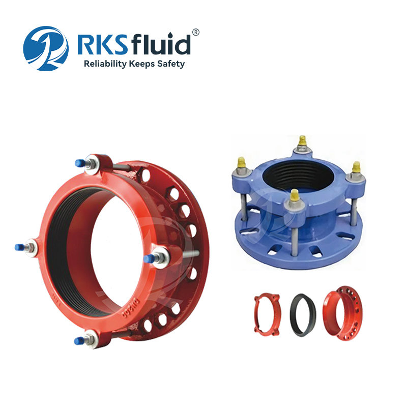 Настройка BS EN END END Универсальные фланцевые адаптеры PN10/PN16/PN25/PN40 для труб PE/PVC/DI с WRAS