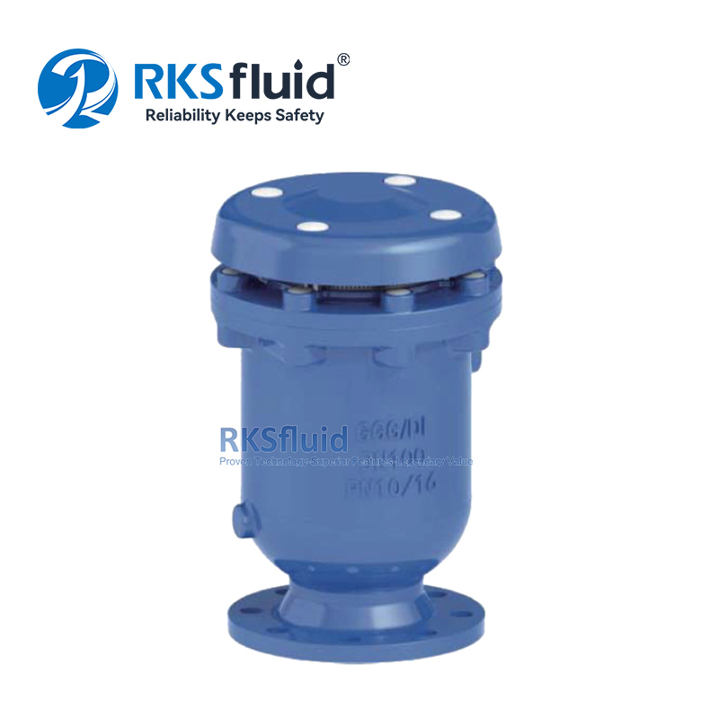 Aduana de la válvula DN100 DN200 PN10 PN16 PN25 del lanzamiento del aire de la combinación del reborde 3F2F