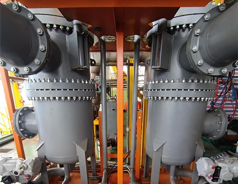 Anwendung von Kerzenfiltern auf Offshore-Plattformen