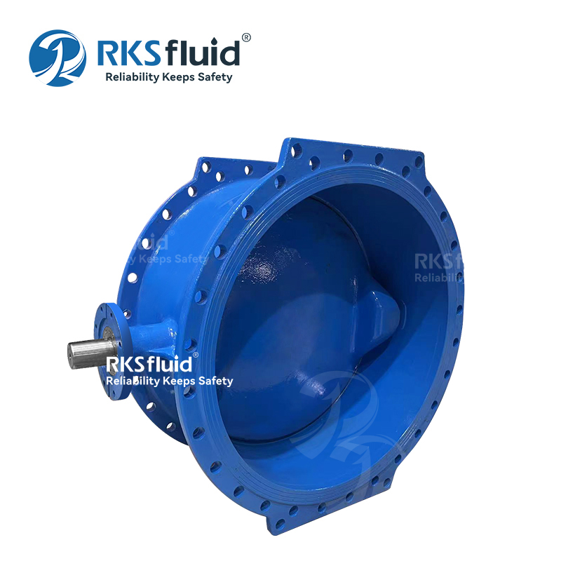 ダクタイル鋳鉄製ダブルオフセットバタフライバルブ | PN10 PN16 PN25 ソフトシール高性能バタフライバルブ工場
