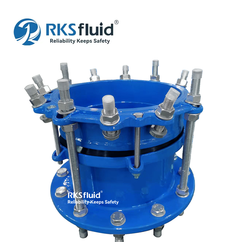 Junta de desmontaje de brida doble de hierro dúctil de instalación flexible de alta calidad para tubería DI