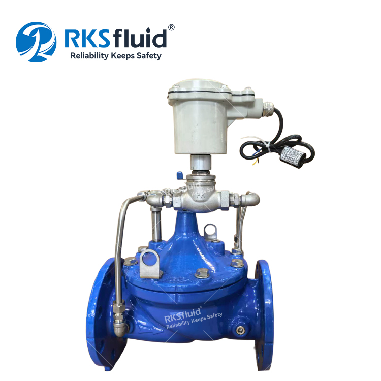K600 电磁流量法兰控制阀 DN80 PN16，EN1092-2 球墨铸铁，水处理