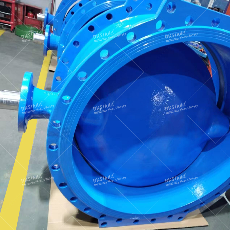 High Performance Double Offset Butterfly Valve for Industrial Water System Low Torque Operation