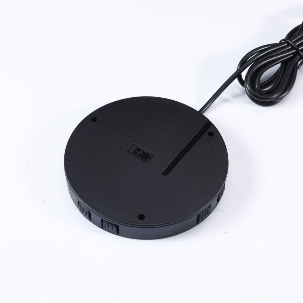 Çin Tüm Qi Uyumlu Cihazlar için 20mm Uzun Mesafe Kablosuz Şarj Mobilya Şarj Cihazı Gömülü Gizli Dahili Masa Altında (MH-D29) üretici firma