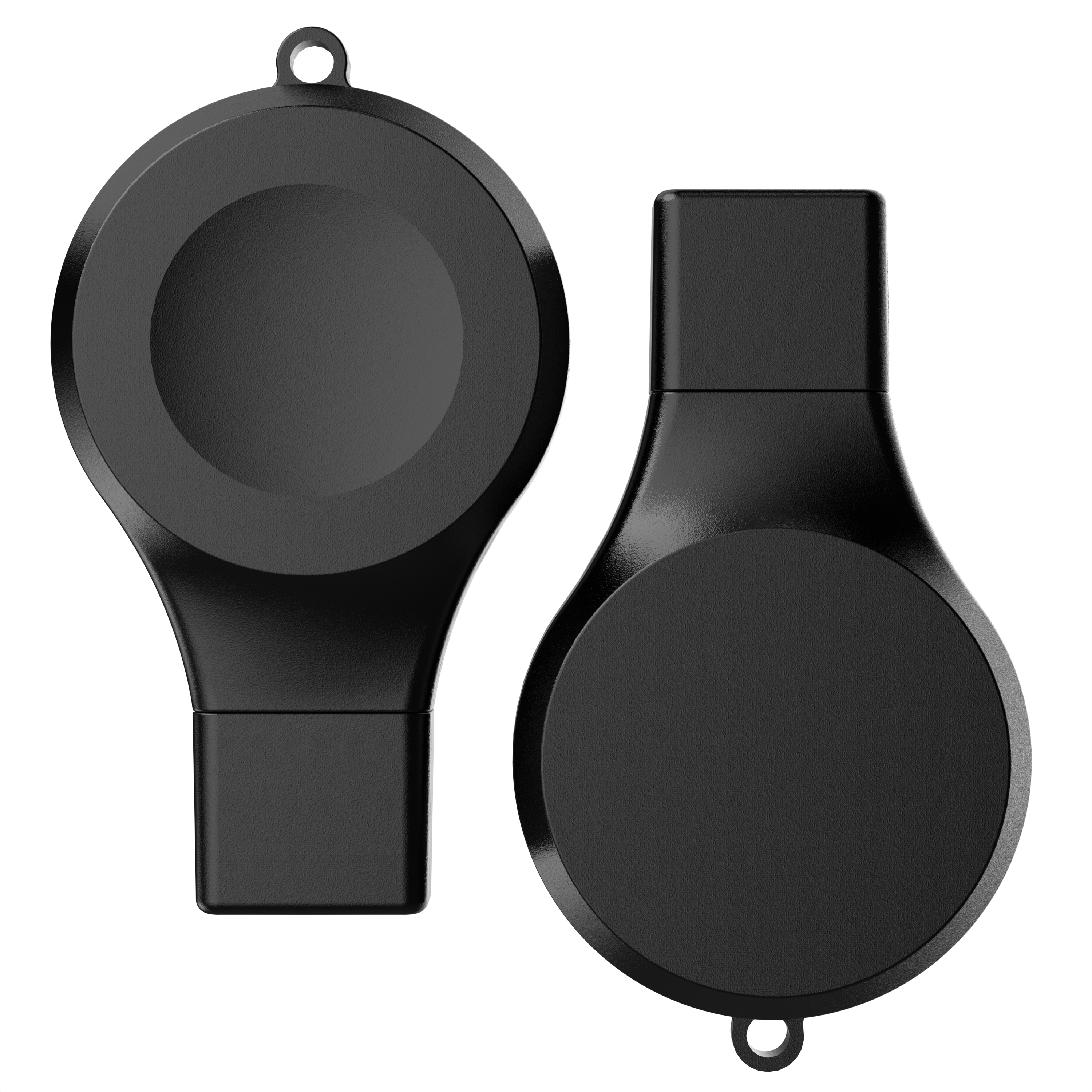 便携式迷你钥匙扣设计磁性无线 Apple Watch 充电器适用于所有 iWatch 系列自动对齐无缝充电 (MH-D37)