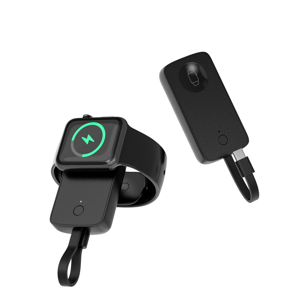 便携式设计 磁吸无线充电功能，可自动连接至 Apple Watch，内置 USB-C 充电线 适用于所有 Apple Watch 系列 (MH-P10)