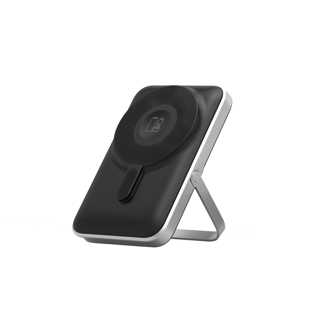 3 σε 1 10000 mAh Magnetic MagSafe Wireless Charging Power Bank με αναδιπλούμενη μεταλλική βάση στήριξης τηλεφώνου για iPhone iWatch Earbuds (MH-P70)