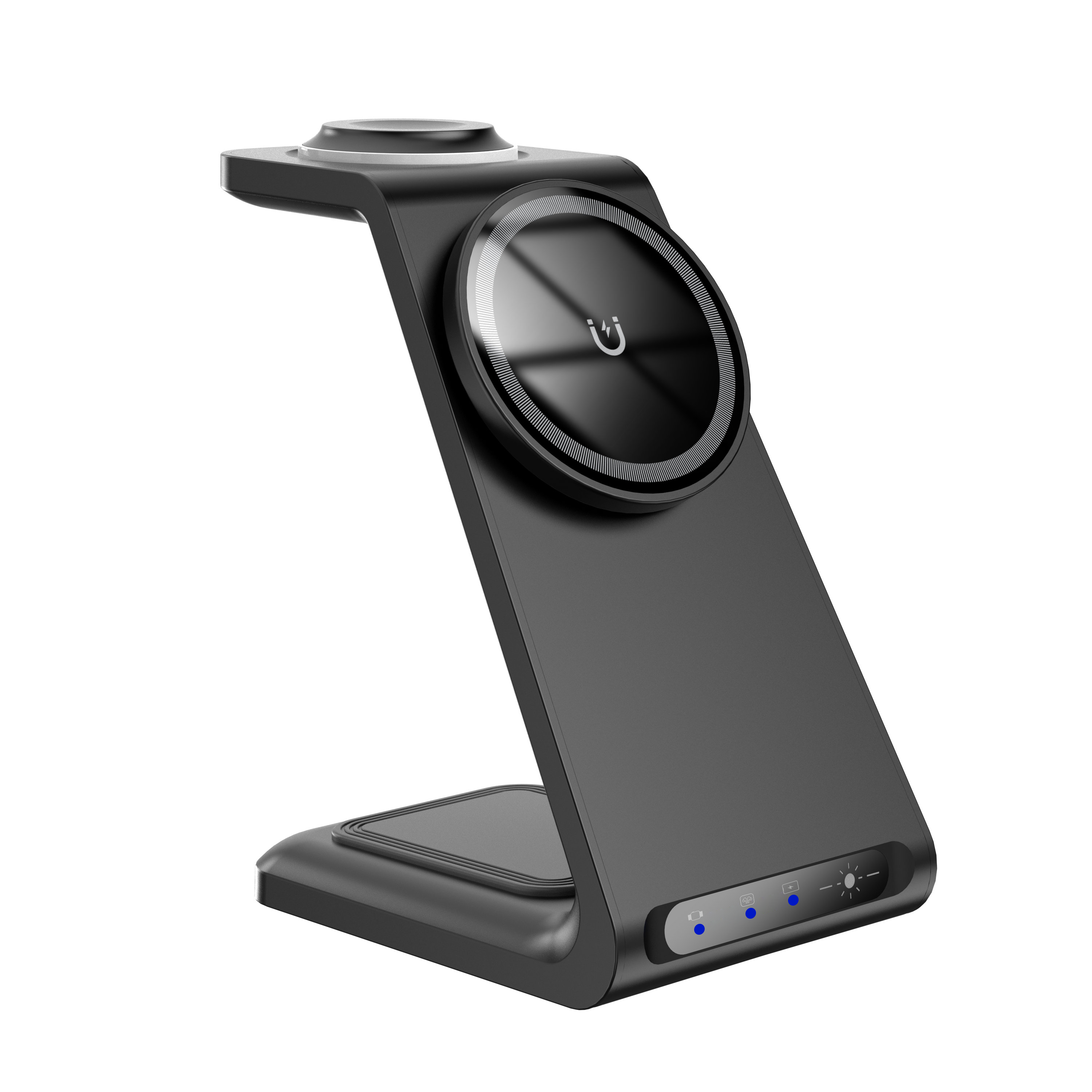 最便宜的 15W 磁性无线 MagSafe 充电器，带 LED 夜灯，适用于智能手机、Apple Watch 和 AirPods (MH-Q500)