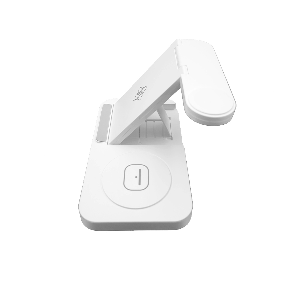 iWatch veya Galaxy Watch ve AirPod'lar veya Galaxy Buds ve Tüm Qi Uyumlu Telefonlar için Yeni Teknoloji Katlanabilir Hızlı Kablosuz Şarj İstasyonu (MH-Q400)