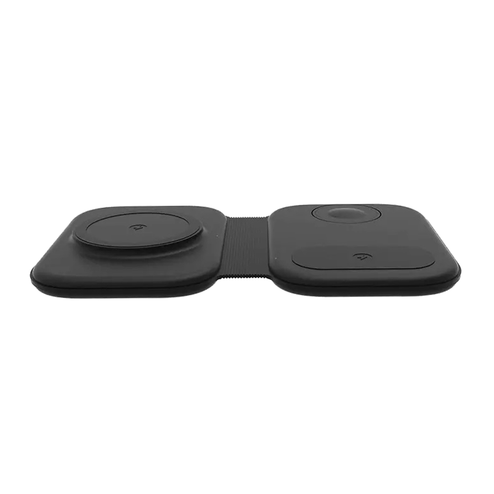 iPhone Apple Watch AirPods (MH-Q480) के लिए 15W MagSafe वायरलेस चार्जिंग के साथ फोल्डेबल 3 इन 1 मैग्नेटिक फास्ट वायरलेस चार्जर पैड