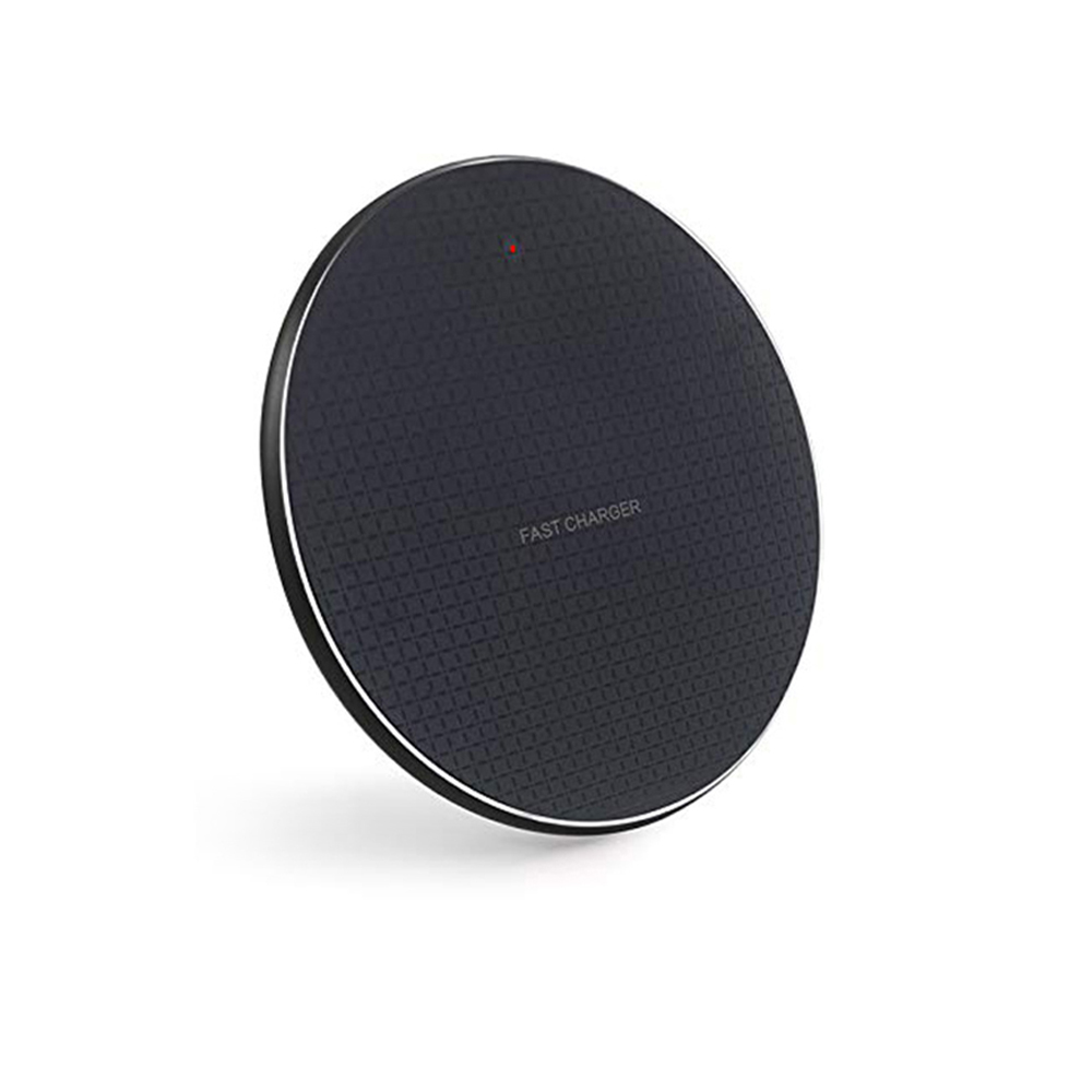 CE RoHS Certified Fast Wireless Charging Pad and Cheapest Aluminum Alloy Base 15W Fast Wireless Charger for Smart Phones (MH-D4)