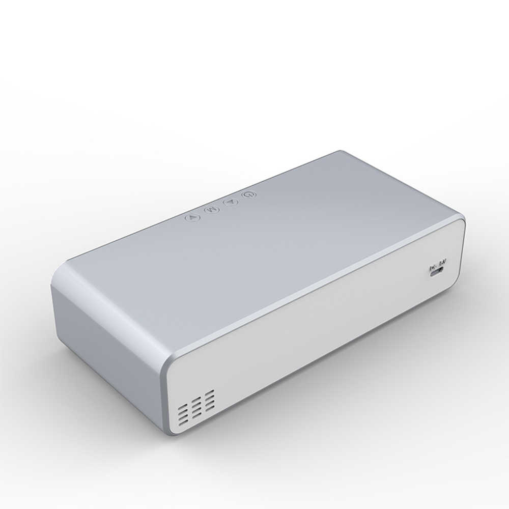 Réveil de charge sans fil direct d'usine et horloge de chargeur sans fil de bureau avec thermomètre F/C Date affichage numérique LED (MH-D65)