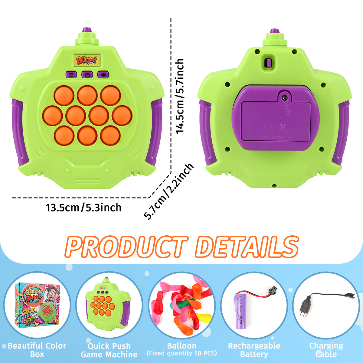 China New Model Speed Push Machine Toy manufacturer