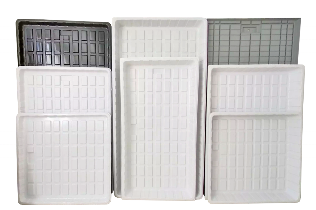 Vakuum, das ABS-Plastik-Schwarz-Weiß 4x4 4x8 EBB und Fluss-Tabellen für Verkauf bildet